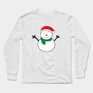 snowman Long Sleeve T-Shirt